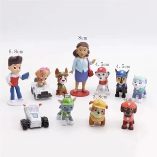 💥จัดส่งจากประเทศไทย💥12pcs PAW Patrol อะนิเมะรูป COD Action Figure ตุ๊กตาของเล่นสําหรับของขวัญเด็กคอลเลกชันเครื่องประดับรถบ้านเค้กตกแต่งโทรศัพท์ Gacha