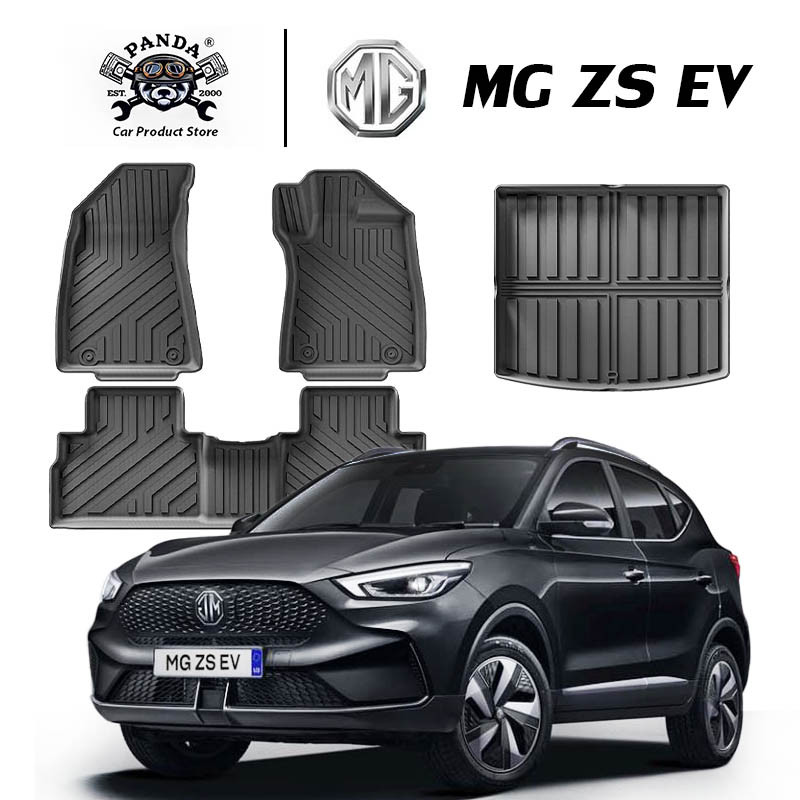 [Panda] พรมปูพื้นรถยนต์ MG ZS EV [2022-ปัจจุบัน] พรมรถยนต์ พรม วัสดุ TPE ที่เป็นมิตรต่อสิ่งแวดล้อมทนทานและต่อต้านลื่นลื่น