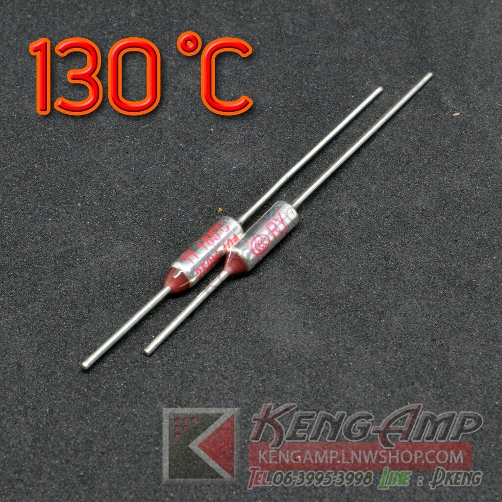 (10ตัว) [FUSE] Thermal Fuse RY Series 130-185 องศา 10A/250V