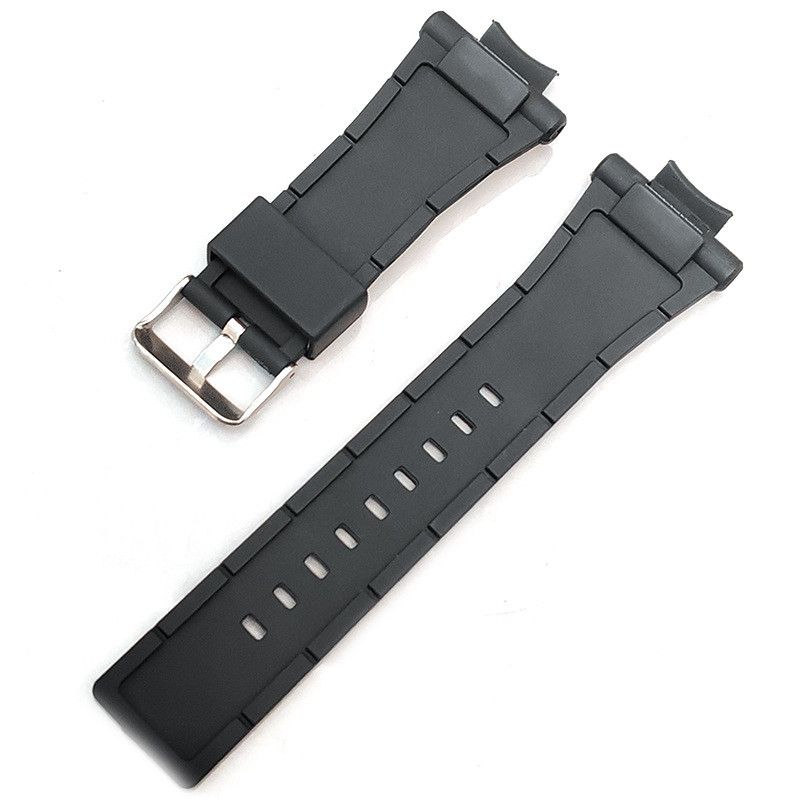 สายนาฬิกาซิลิโคนยางสําหรับนาฬิกา Casio สร้อยข้อมือนาฬิกาดิจิตอล G-Shock GW-A1100 GW4000 GA1000 สายนาฬิกากันน้ําผู้หญิงผู้ชายนักเรียนสายรัดข้อมือ