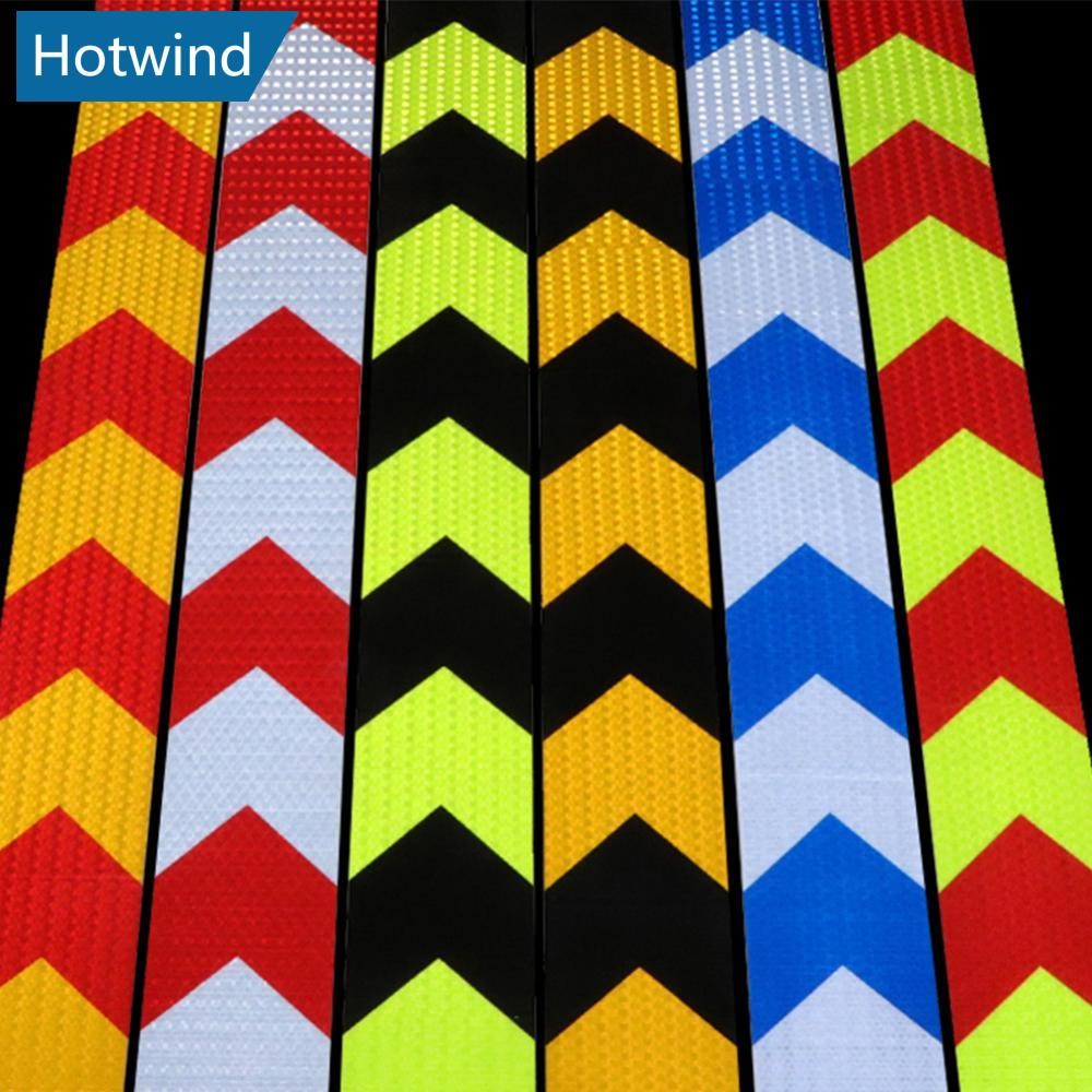 Hw 5cmx300cm รถสะท้อนแสงเตือน Strip สติกเกอร์ Auto Arrow ป้ายเทปคําเตือนเทปฟิล์มสะท้อนแสงปลอดภัยขับร