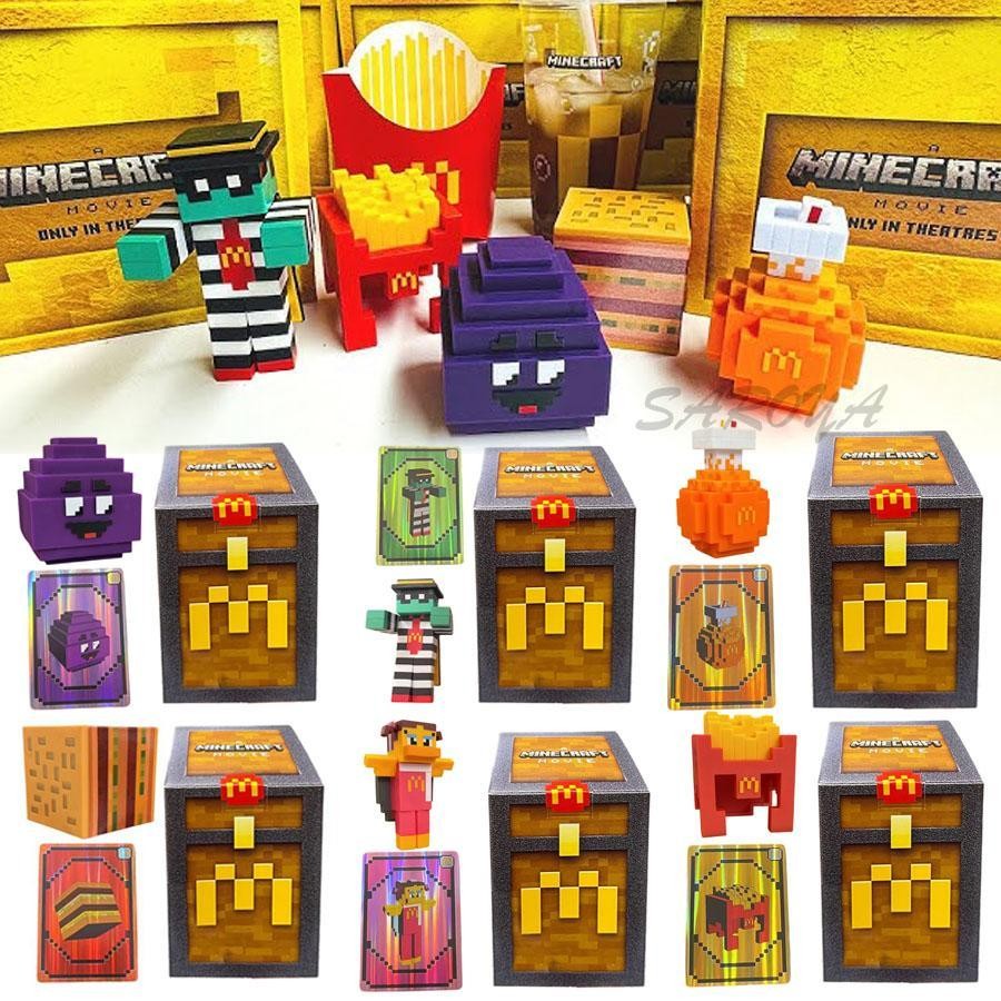 A Minecraft Movie Happy meal McDonalds Toys ของเล่น Happy Meal ของ McDonald | Mcdonaldes x Minecraft