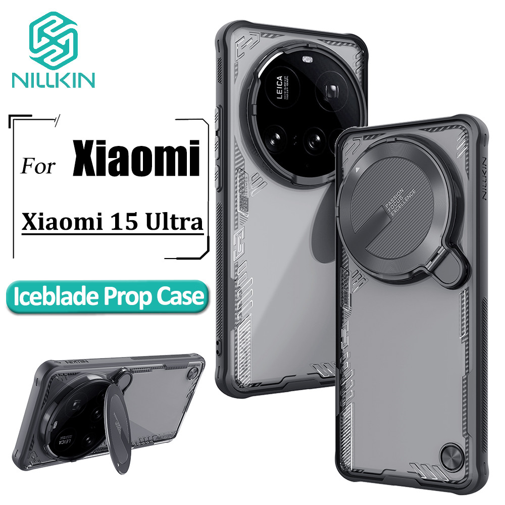 Nillkin Iceblade Prop Case สําหรับ Xiaomi 15 Ultra เคสโทรศัพท์แบบฝาพับเลนส์ป้องกันปกหลัง