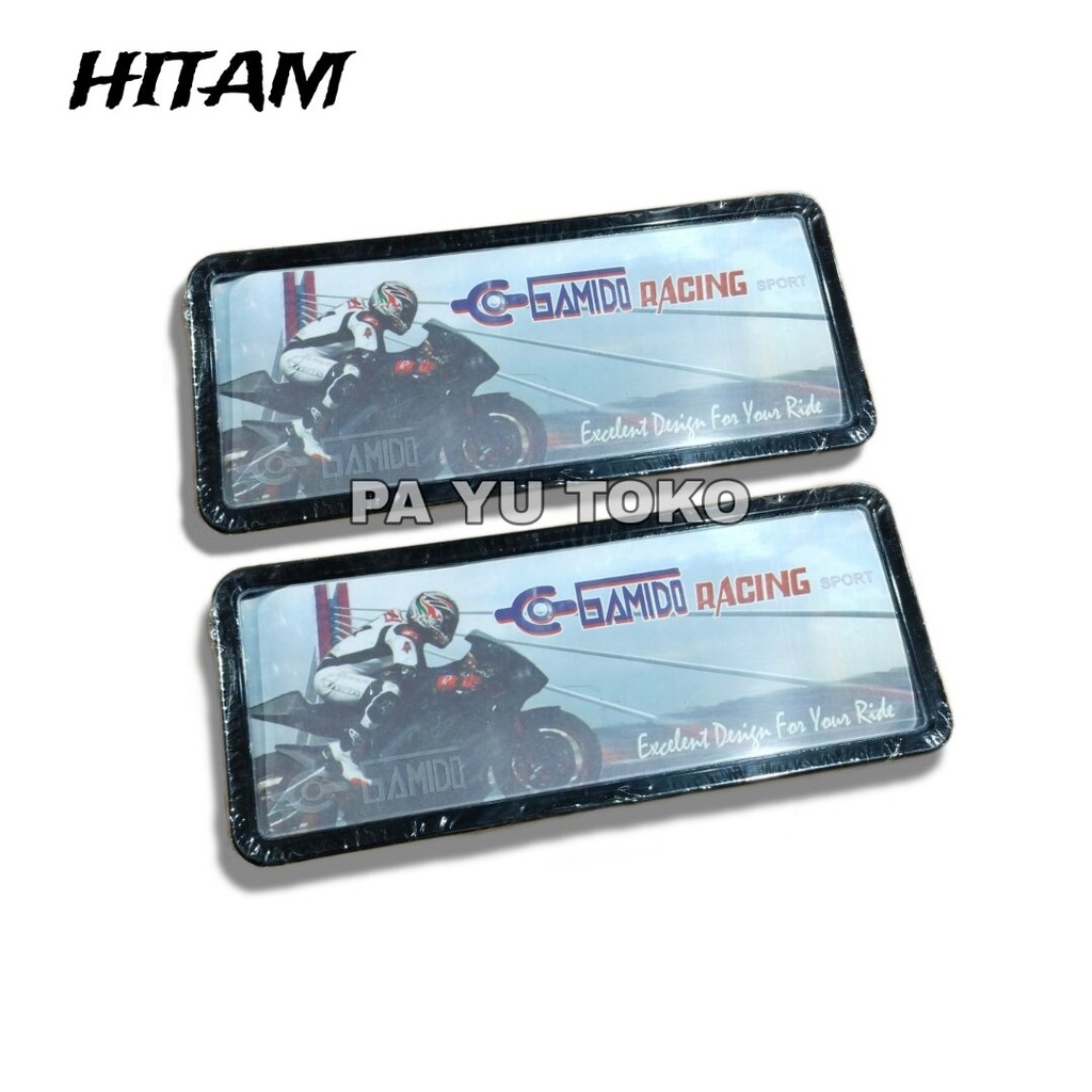 SQUARE LOCATION PLATE FRAME / UNIVERSAL MOTORCYCLE LOCATION PLATE HOLDER