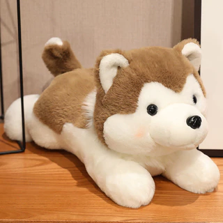 Funtoys หมอนตุ๊กตาสุนัขฮัสกี้น่ารักของขวัญวันเกิดเหมาะสําหรับของตกแต่งบ้าน ตุ๊กตาฮัสกี้สุดนุ่มน่ารัก 30ซม.-40ซม. เหมาะสำหรับเด็ก ของขวัญคริสต์มาส