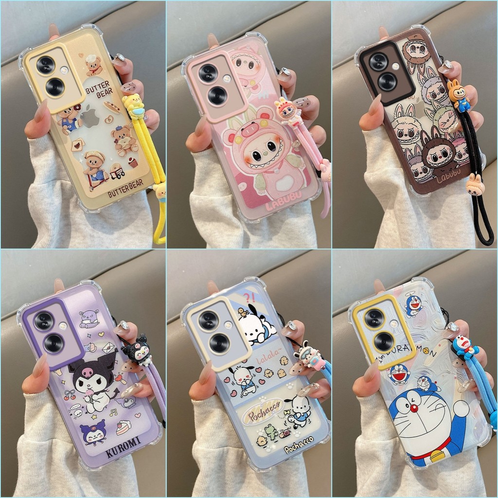 เคส OPPO A79 อะนิเมะถุงลมนิรภัยป้องกันการตกเคสซิลิโคนอ่อนนุ่ม YX1