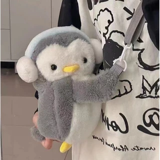 Kawaii Plush Toy Backpack ตุ๊กตา Plush กระเป๋าเป้สะพา สัตว์การ์ตูน ของเล่นตุ๊กตา สะดวกในการพกพา