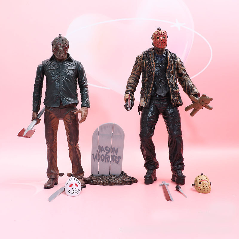 16 ซม.Neca Friday รูปของเล่น Freddy Jason Voorhees เลือด Ultimate Action Figure Jason ของเล่นสะสมคริ