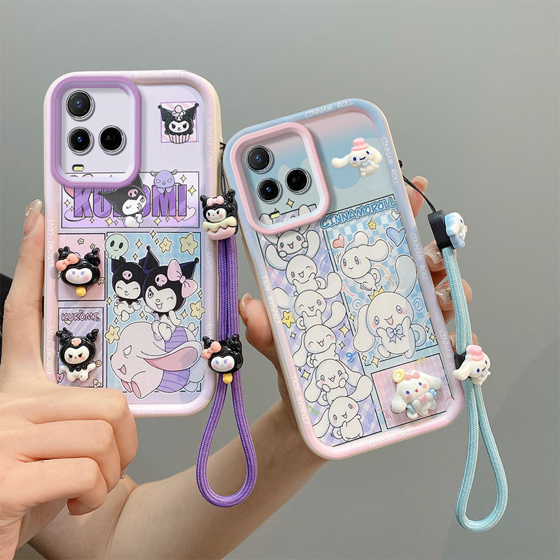 เคส vivo Y21 Y33S Y21S Y32 Y21T Anti fall อะนิเมะการ์ตูน TPU ซิลิโคนอ่อนนุ่ม 3D เคสโทรศัพท์น่ารัก XXLK - รูปที่ 2