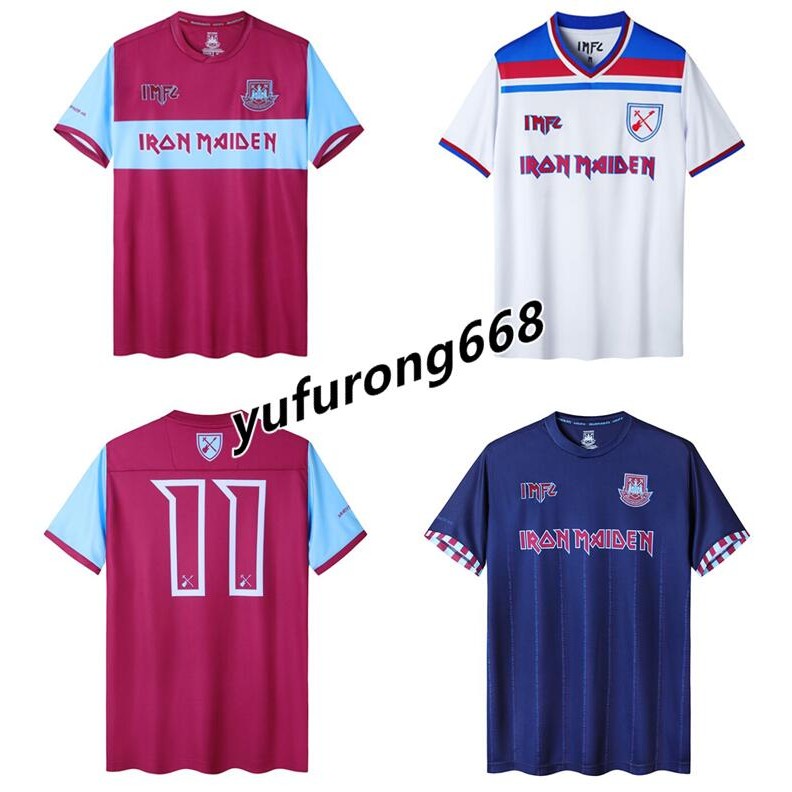 21 22 XHM Name Edition Home Away 3rd Retro Jersey S-XXL เสื้อยืดแขนสั้นเสื้อฟุตบอล