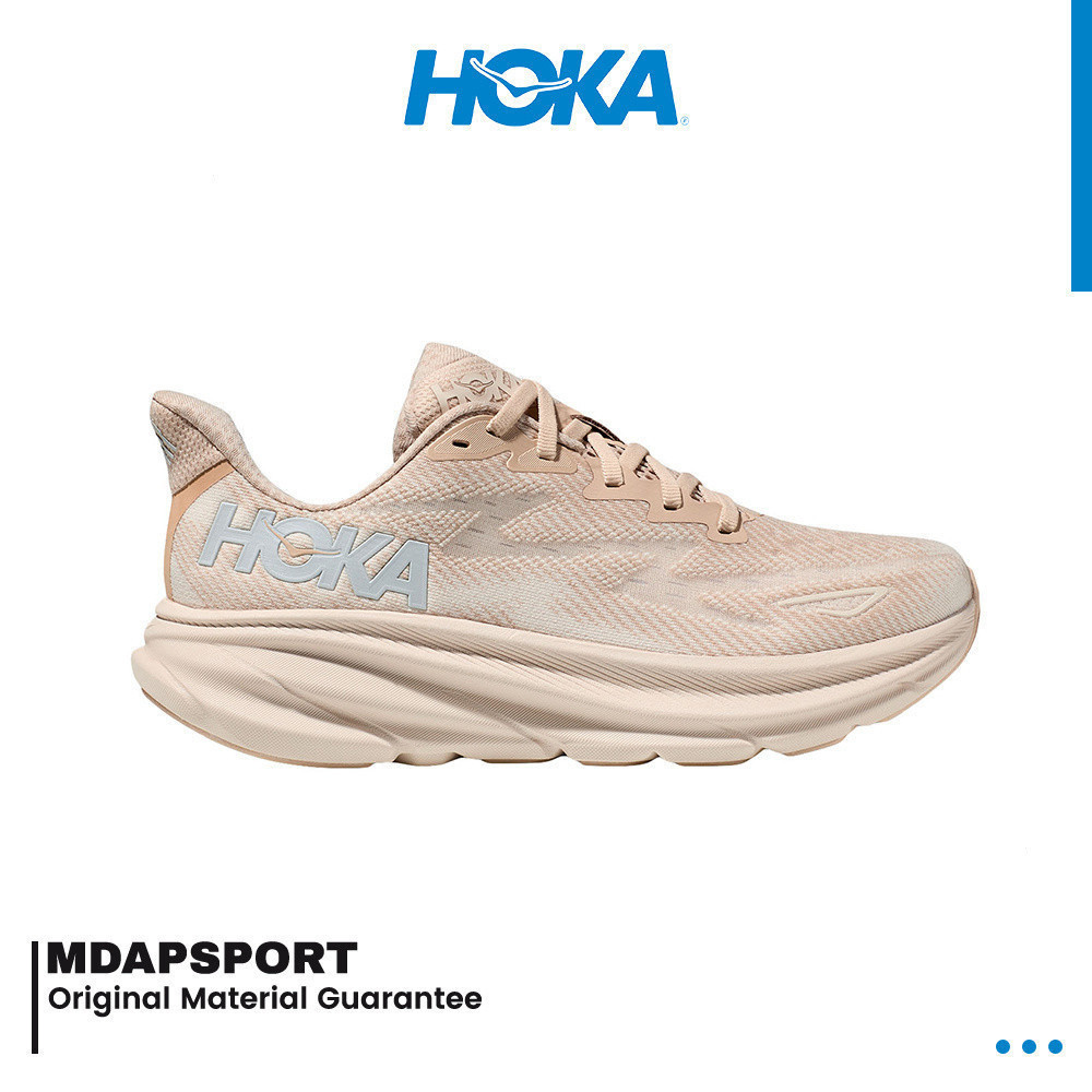 Hoka CLI/9รองเท้าบุรุษส่งทราย /eggnog