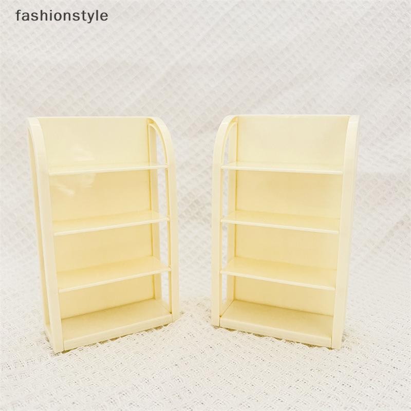 [Fashionstyle] Dollhouse Miniature ซูเปอร์มาร์เก็ต 4 ชั้นชั้นวางเครื่องดื่มอาหารแสดงฉากตกแต่งตู้แสดง Emulational เฟอร์นิเจอร์รุ่น [th]