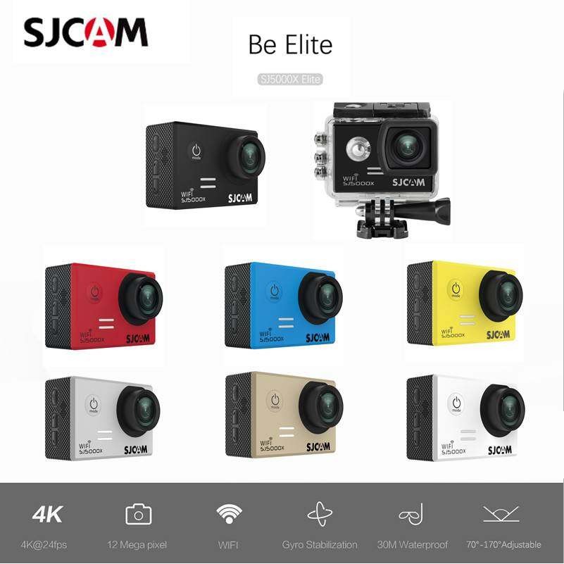 SJCAM Original SJ5000X Elite Action กล้อง WiFi 4K 24fps 2K 30fps Action หมวกกันน็อกกีฬา DV 2.0 LCD ก