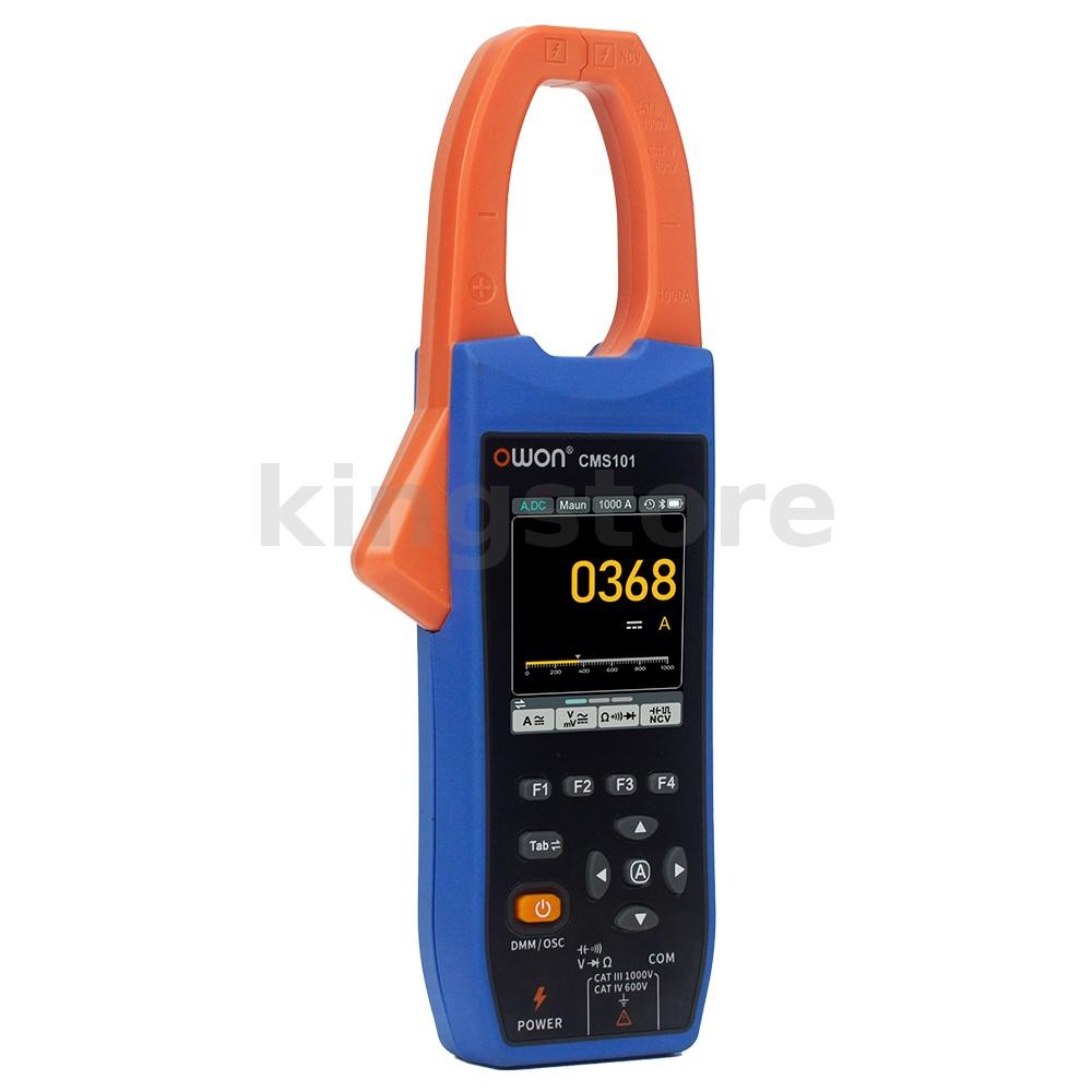Owon CMS101 3-in-1 AC/DC Clamp Meter มัลติมิเตอร์ Oscilloscope 1000V 1000A ความแม่นยําสูงการประชุมแบบเรียลไทม์อินเทอร์เฟซการใช้