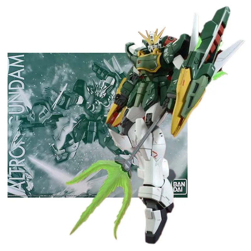 Bandai รูป GUNDAM Model Kit อะนิเมะตัวเลข PB MG 1/100 altron EW Crossbone Mobile Suit Gunpla Action 