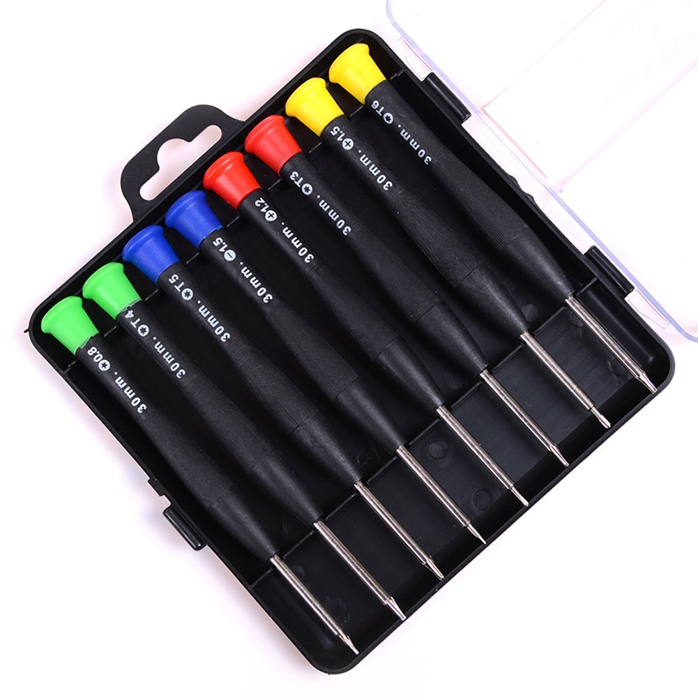 【WIK】8 ชิ้น Precision Torx Cross ไขควงชุดซ่อมเครื่องมือ T3 T4 T5 PH000 SL1.5