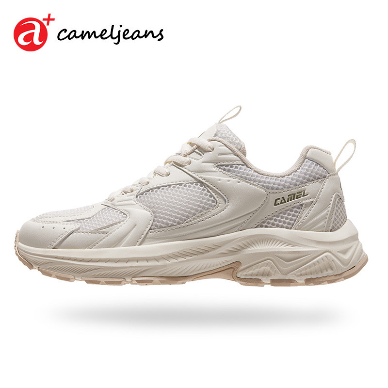 Cameljeans รองเท้าจ๊อกกิ้งสตรีรองเท้าผ้าใบกันลื่นระบายอากาศน้ำหนักเบา
