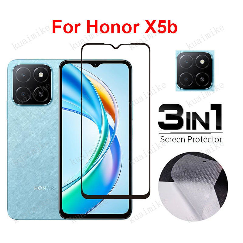 ฟิล์ม สำหรับ Honor X5b 9D กระจกนิรภัยสำหรับ Honor X9c X7c X5 X5b Plus X7b X9b X8b X9a X8a X7a X6a ฟิ