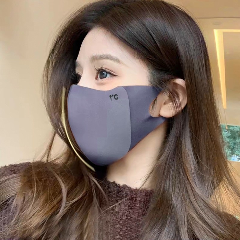 สไตล์จดหมายอบอุ่นขี่จักรยานใบหน้าปกผู้หญิงผู้ชายกลางแจ้งฤดูใบไม้ร่วงฤดูหนาว กันลม เย็นป้องกันหน้ากากวิ่ง - รูปที่ 4