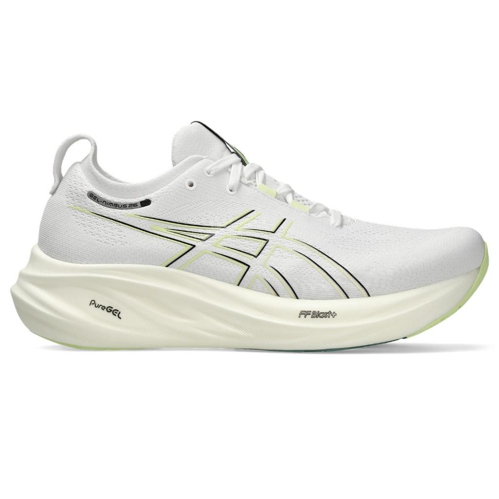 Asics: GEL-Nimbus 26 Men Running Shoes Men Running Shoes Authentic ultra Wide 4E white/birch wqqa