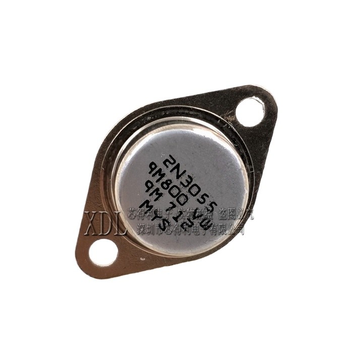 ยี่ห้อใหม่การคุ้มครองสิ่งแวดล้อม 2N3055 High Power Gold Seal Triode เหล็กหมวก TO-3 Igniter/คริสตัลหล