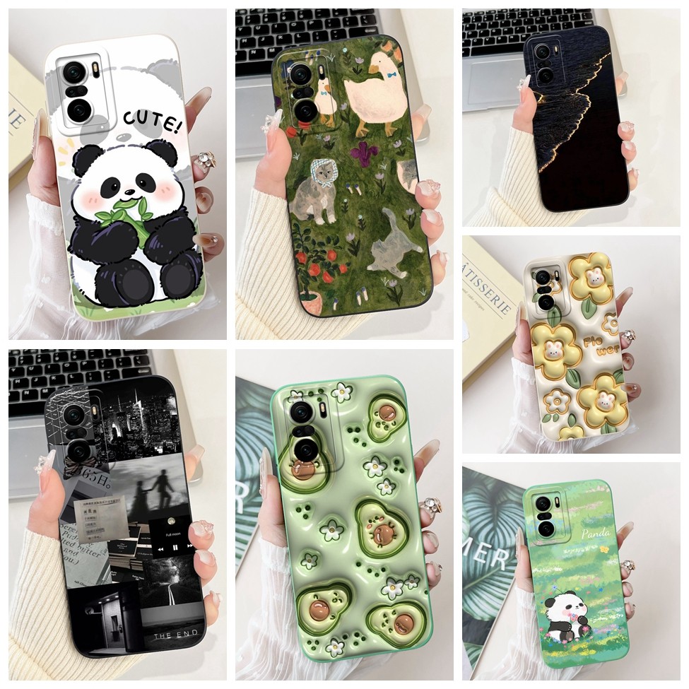 Redmi K40 K40s K40pro K40gamingกรณีน่ารักPandaแฟชั่นความงามปกหลังK40s Redmi K40 Proเคสโทรศัพท์