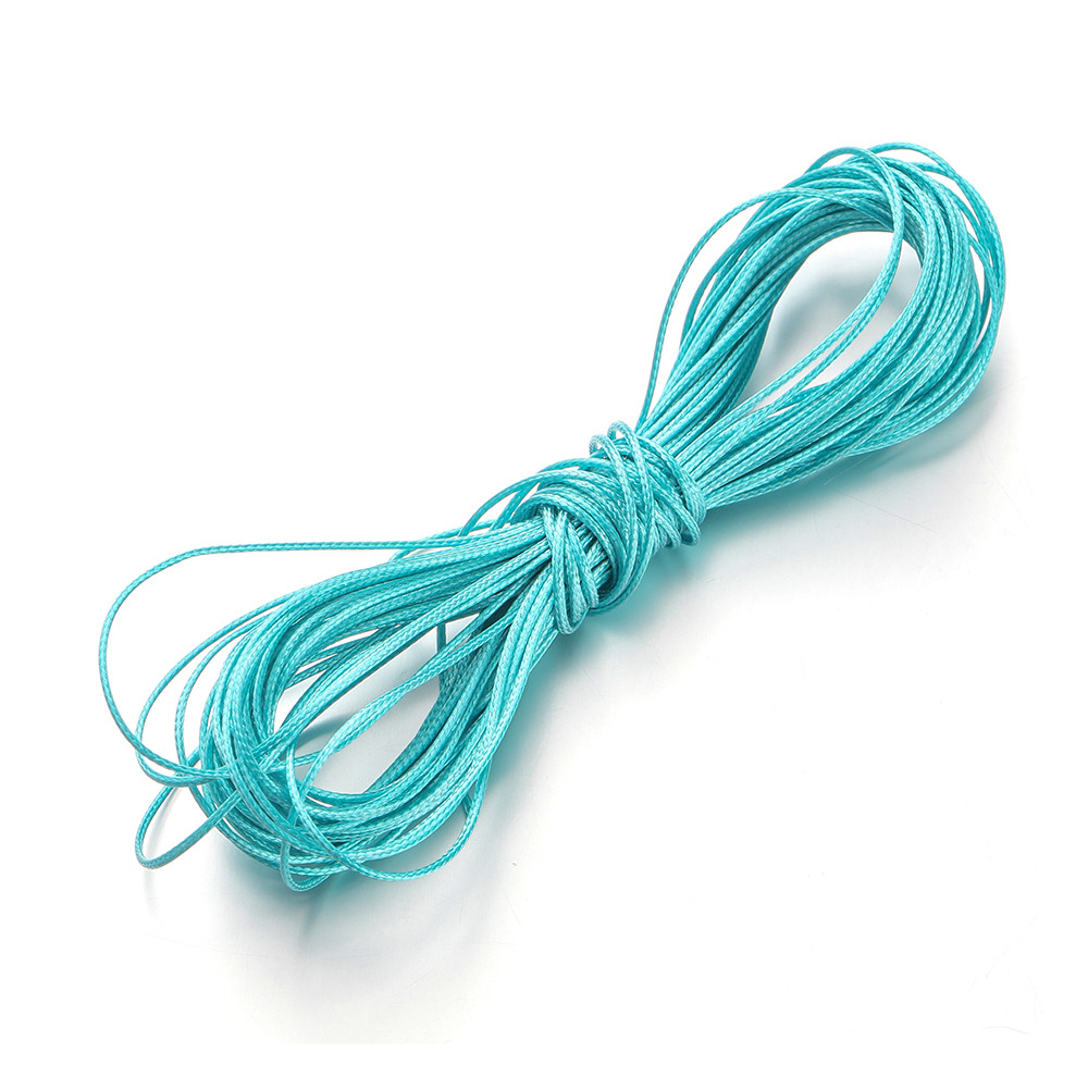 เชือกแว็กซ์สีสดใส  0.5-1มม. 10เมตร สำหรับถักสร้อยข้อมือ DIYเครื่องประดับ - รูปที่ 5
