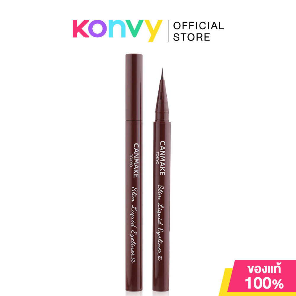 Canmake Slim Liquid Eyeliner 0.7ml อายไลเนอร์เนื้อลิควิดสูตรพิเศษ.