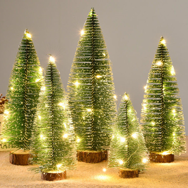 ต้นคริสมาส ต้นคริสต์มาสจิ๋ว Christmas Tree ของแต่งบ้าน ของตกแต่งคริสมาสต์ พร๊อพถ่ายรูป