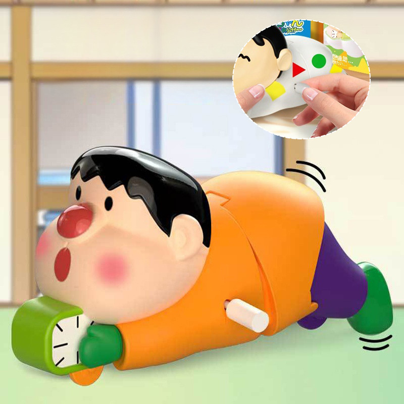 ชุดนอนการ์ตูน Crayon Shin Chan Clockwork ของเล่นน่ารัก Crawling ของเล่นเด็กของขวัญ Supply