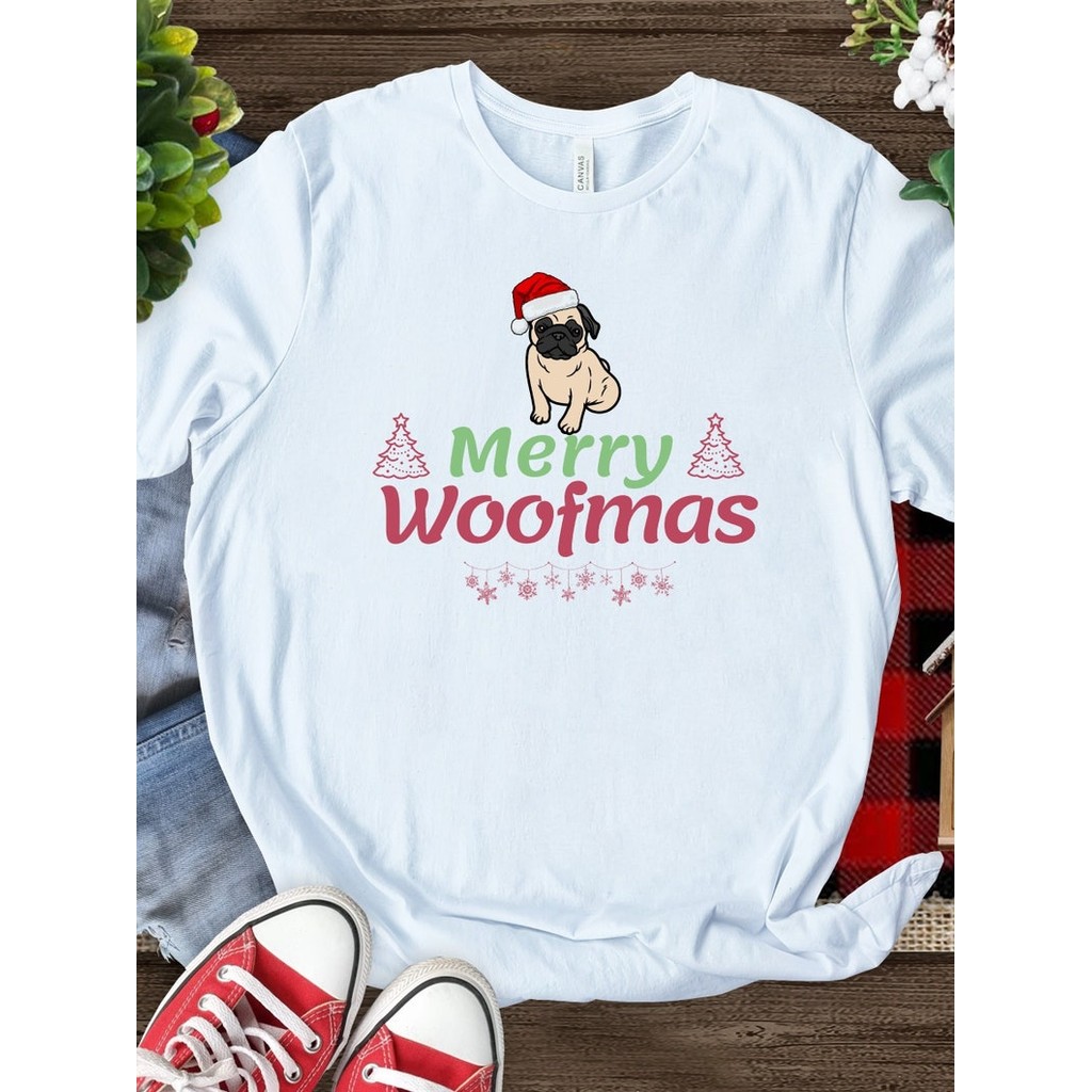 Pug Christmas Shirt - Pug Christmas - Pug Mom - Pug With Christmas Shirt - Pug Christmas T Shirt - P