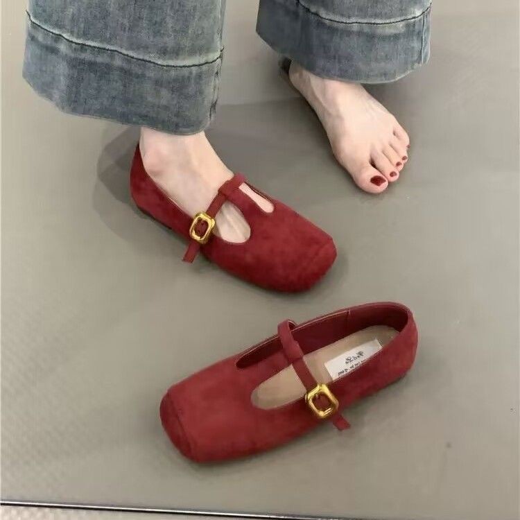 รองเท้าส้นแบน Soft Sole Boat Shoes แฟชั่นฤดูร้อน Soft Sole สวมใส่ด้านนอก