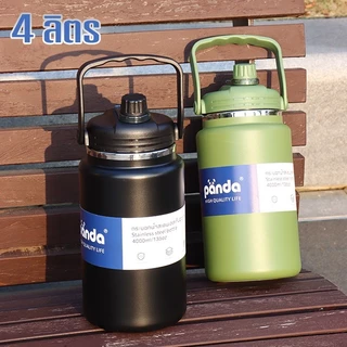 ขวดน้ำเก็บอุณหภูมิ 4L/4000ml กระติกน้ำเก็บอุณหภูมิ กระติกน้ำเก็บความเย็น เก็บความเย็นได้น