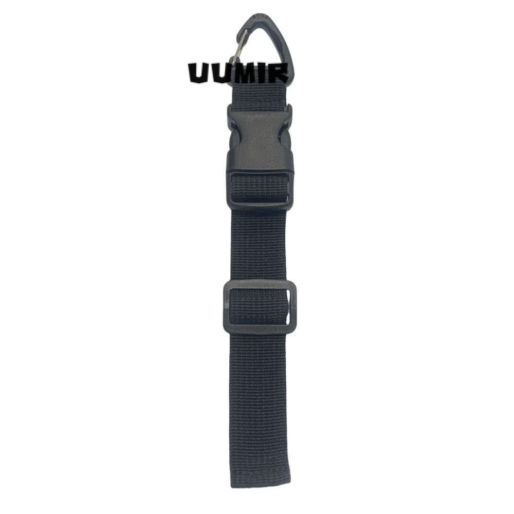 Uumir สายรัดกระเป๋าเดินทาง, สายรัดผู้ให้บริการแบบพกพาสีดํา, ไนลอนแบบปรับได้ยืดหยุ่นใช้พกพาเข็มขัดกระเป๋าเดินทาง