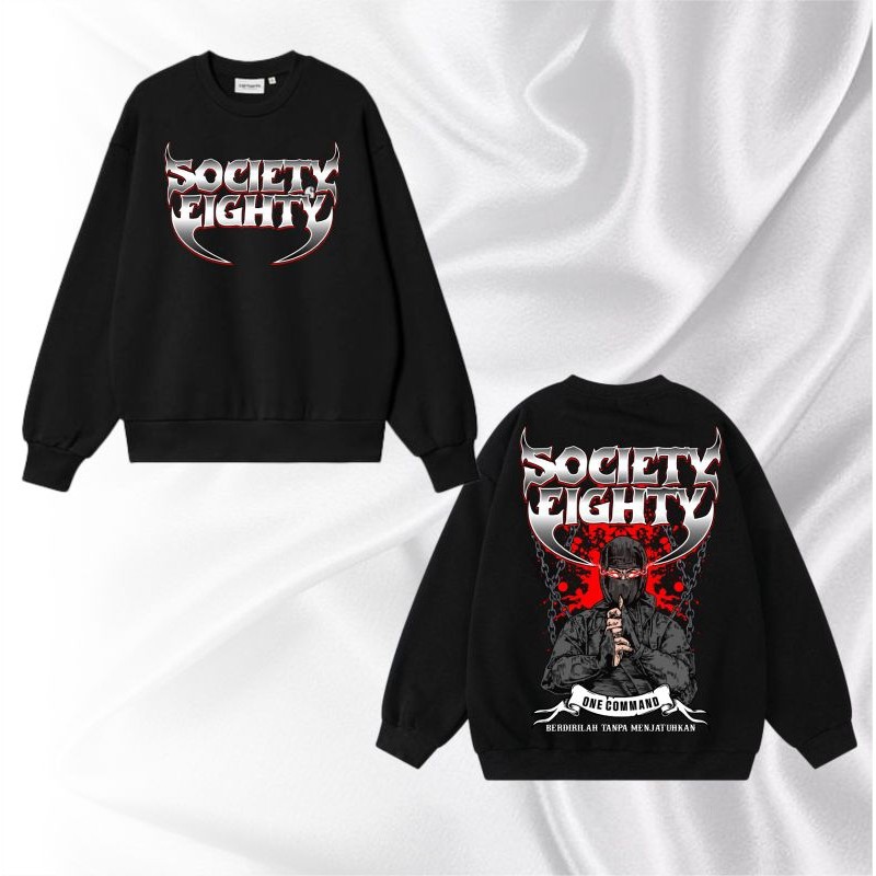 IKSPI Kera Sakti Society Eighty Sweater DTF Screen Printing การออกแบบล่าสุดโดย IKSPI Merch GE4