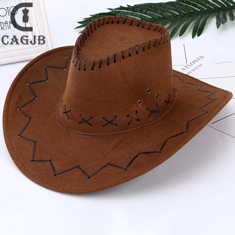 [CAGJB] หมวกคาวบอยตะวันตกราคาถูกหมวกคาวบอยสําหรับสุภาพบุรุษ Cowgirl Jazz Cap UOM