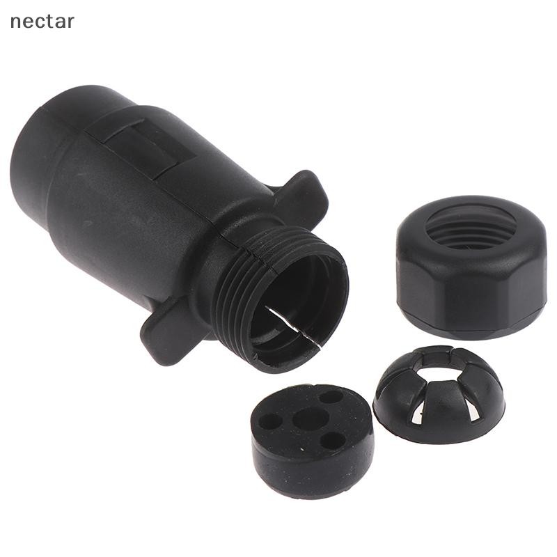 Tar 12V 7 Way รอบมาตรฐานปลั๊กรถยนต์ยุโรป 7 Pin ปลั๊กซ็อกเก็ตรถพ่วง N