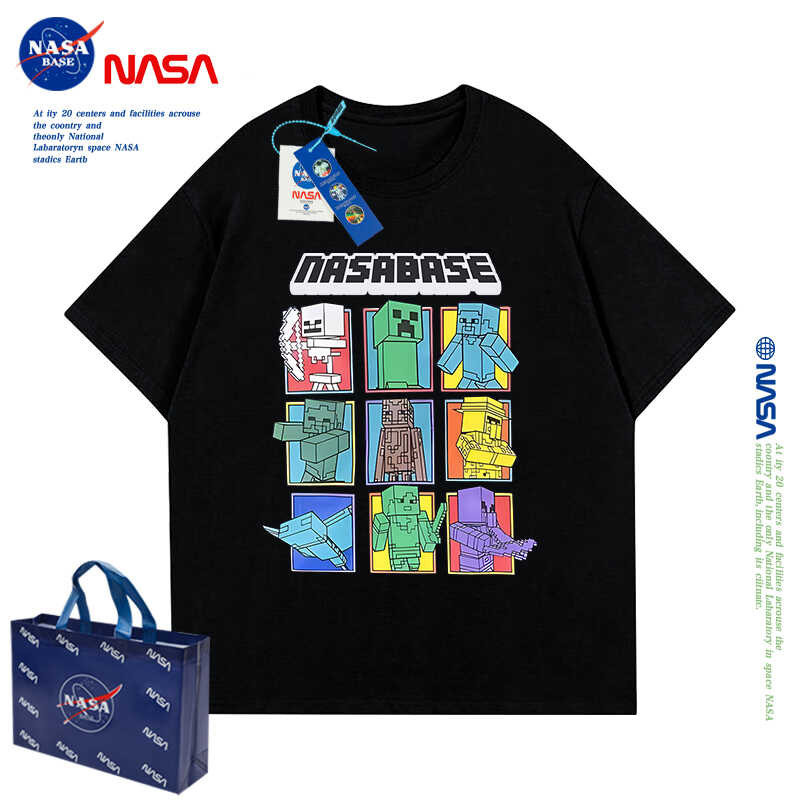 (จัดส่งตลอด 24 ชั่วโมง)Minecraft T-shirt เสื้อยืดเด็กชายเสื้อยืดแขนสั้น 2024 ปีใหม่เด็กชายรูปหล่อ