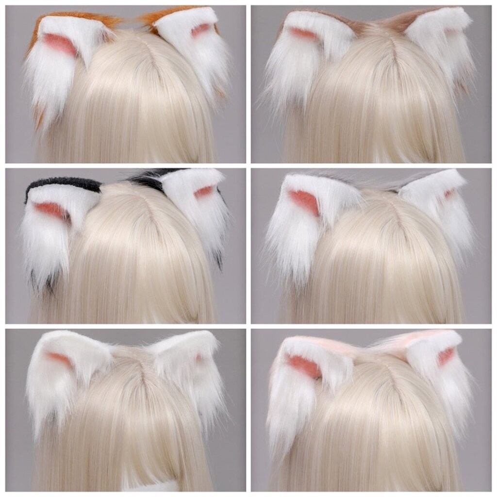 พร้อมส่ง หูแมว ที่คาดผมหูแมว กิ๊ฟติดผมหูแมว หูแมวคอสเพลย์ หูแมวทรงสวย หูแมวน่ารัก ที่คาดผมหูสัตว์