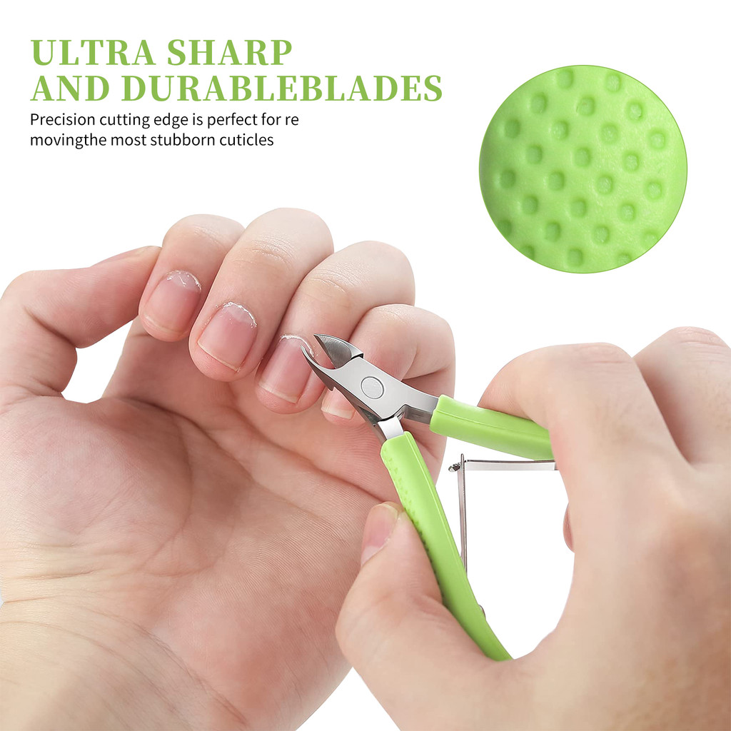 Misscheering กรรไกรตัดเล็บสําหรับ Dead Skin, Cuticle หัวนม Trimmer, เครื่องมือทําเล็บมืออาชีพ
