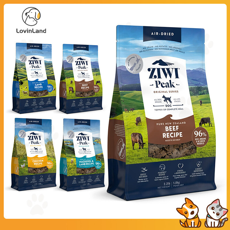 Ziwi Peak Air-Dried Dog Food All Natural High Protein Grain Free และ Limited Ingredient พร้อม Superf