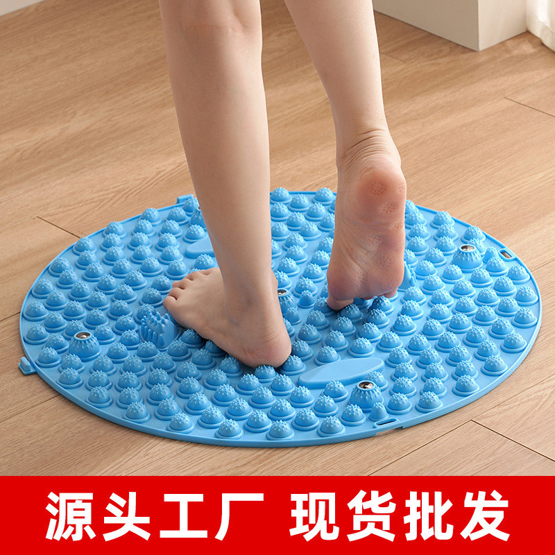 Shiatsu Board Ready Stock แผ่นนวดเท้าในครัวเรือน Super Pain Foot Sole Round Foot Pad Toe Pressure Board ขนาดใหญ่