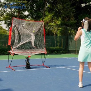 [Dovewill] ตาข่ายรีไซเคิลเทนนิส ตาข่ายฝึกเทนนิสพร้อมกระเป๋าถ…