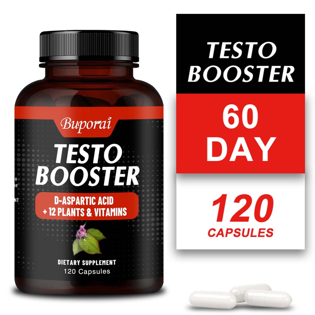 Buporai Testo Booster - อาหารเสริมฮอร์โมนเพศชาย 30/60/120 แคปซูล
