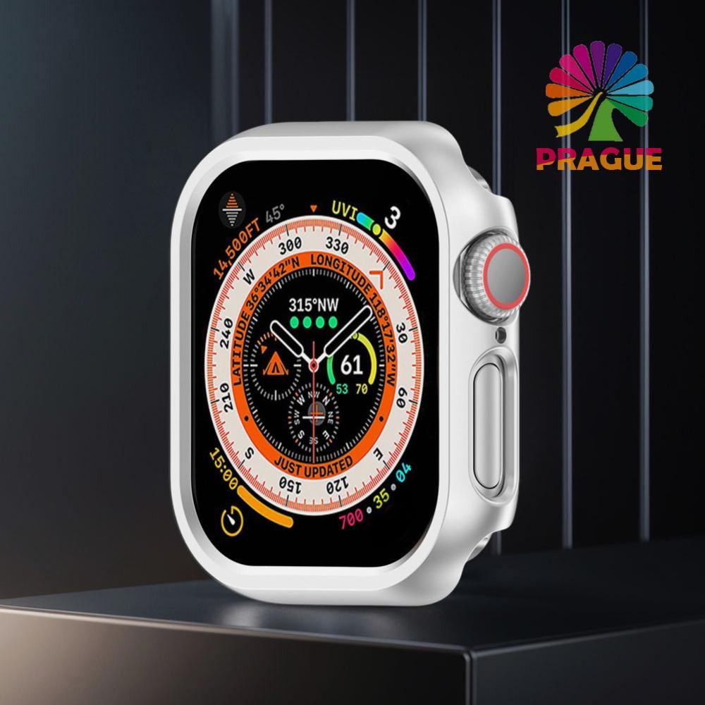 Watch Case Hard PC Bumper Case Protective Case for Apple Watch Series 10 42/46MM [prague.th]