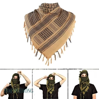 Yoi MilitaryTactics ผ้าพันคออาหรับ Shemagh ผ้าพันคอกันฝุ่นผ้าผูกคออาหรับ Headpieces