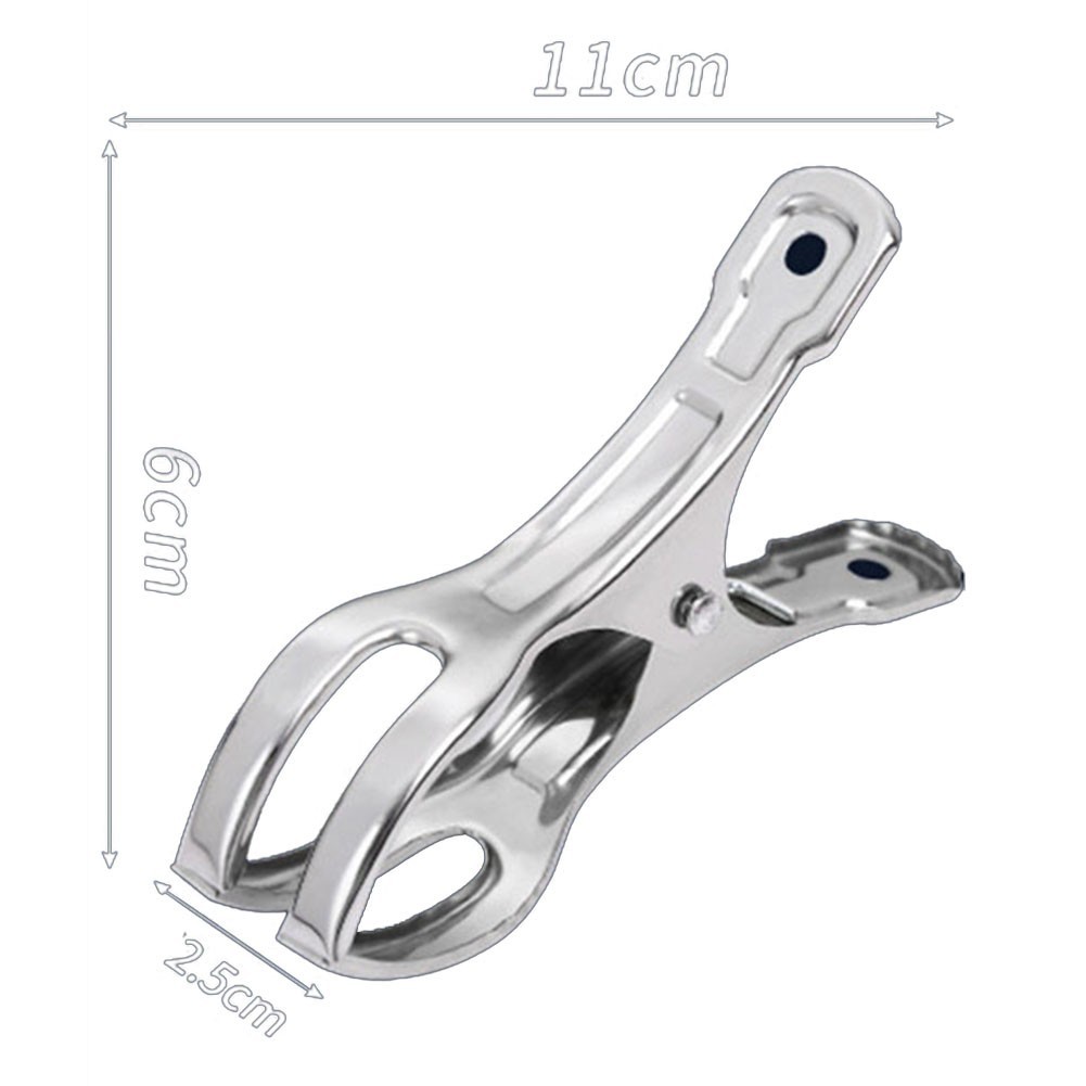 [LUSH] คลิปหนีบผ้าเช็ดตัวชายหาด หมุดเสื้อผ้า สแตนเลส ผ้าเช็ดตัวของคุณจากเป่าออกไป - รูปที่ 3