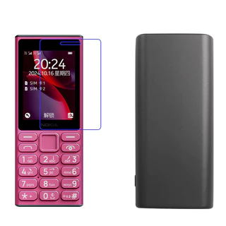 ปลอกสําหรับ Nokia 108 4G 2024 TA-1673 HMD 105 4G พร้อมนาโนป้องกันการระเบิด Screem ป้องกันฟิล์มนุ่ม (ไม่รวมโทรศัพท์)