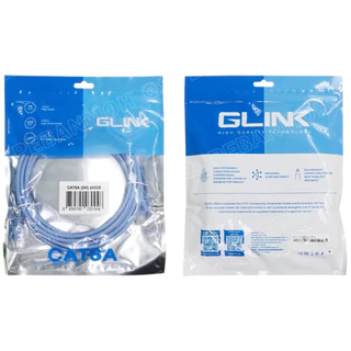 [ 1 เส้น ] GLK-CAT6A สายแลนด์พร้อมหัว CAT 6A Patch Cord 26AWG RJ45 Cable RJ45-RJ45 GLINK สายสัญญาณอินเตอร์เน็ท Max 10...
