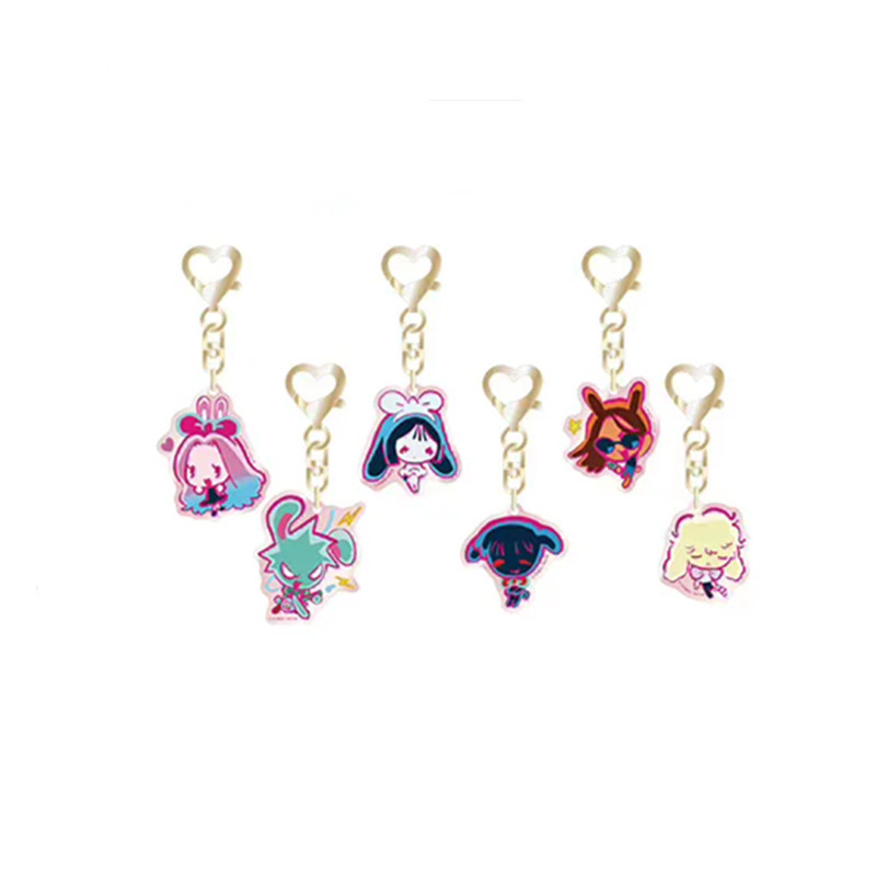 Aliens STAGE Anime KeyChain พวงกุญแจผู้หญิงสําหรับผู้ชาย พวงกุญแจ พวงกุญแจอะคริลิค จี้ปาร์ตี้ Japan Cos Girls Gift